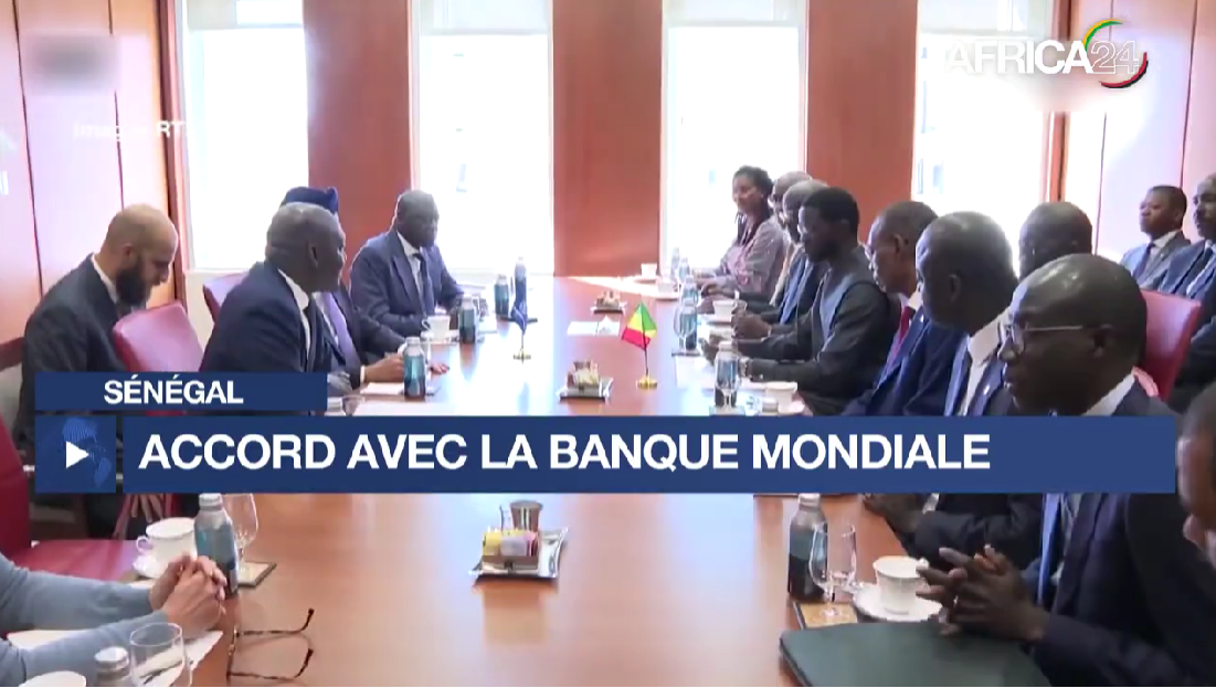 Photo: Africa24tv Banque mondiale : Ajay Banga soutient la stabilisation économique du Sénégal