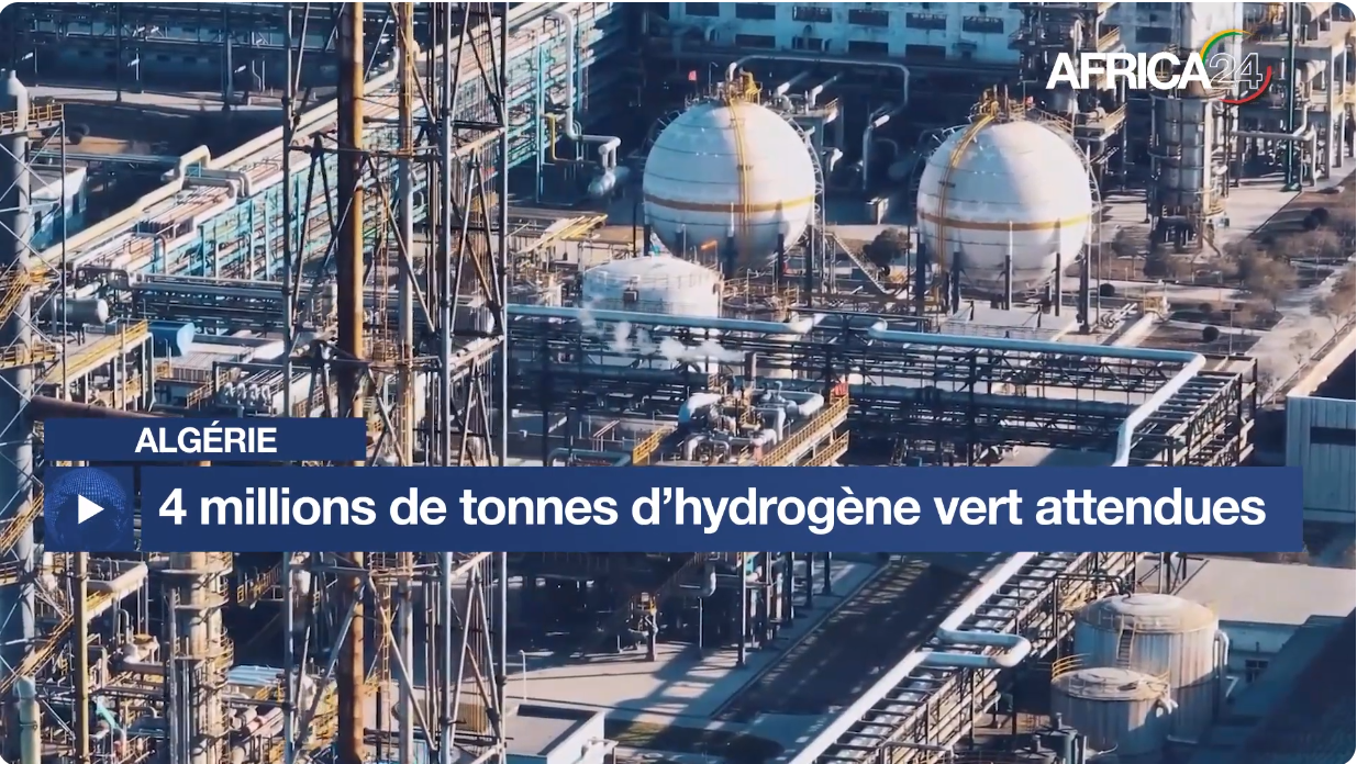 Algérie : 4 millions de tonnes d’hydrogène vert attendues